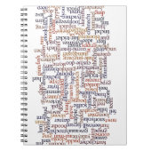 Doric Wort-Karte Notizblock (Vorderseite)