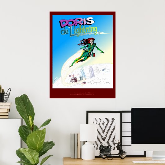 Doris de Lightning Poster (Heimbüro)