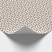 Doris des Hundes Spielzeug-Huhn Geschenkpapier (Ecke)