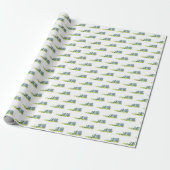 Doris die Hund Sommer Szene Geschenkpapier (Ungerollt)