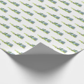 Doris die Hund Sommer Szene Geschenkpapier (Ecke)