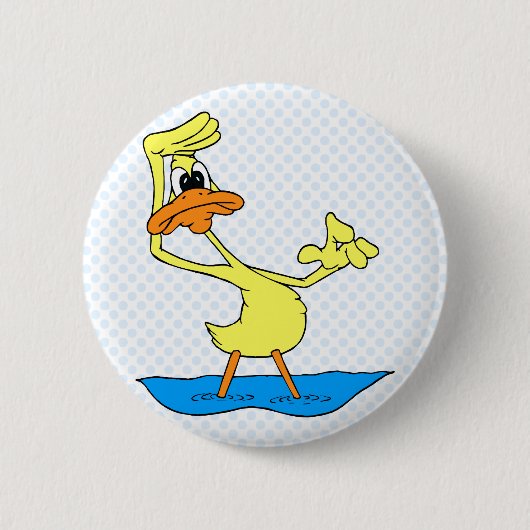 Doris Ente Button (Vorderseite)