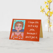 DORIS: Ich hoffe, dass das Leben ist nicht ein Karte (Gelbe Blume)