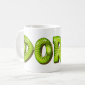 Doris Name Kiwi Style Tasse Teetasse Kaffeetasse (Vorderseite Links)