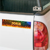 Doris wirkliches Feuer und Autoaufkleber (Auf Lkw)