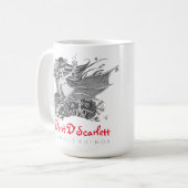 Dorit D'Scarlett berühmter Autor Kaffeetasse (Vorderseite Links)