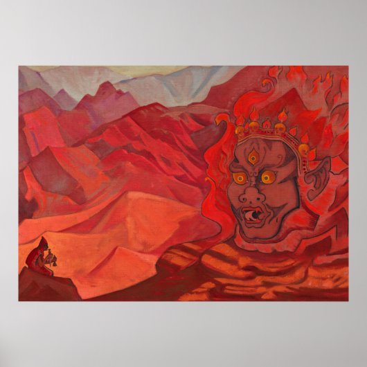 Dorje, The Daring One, 1925 von Nicholas Roerich Poster (Vorne)