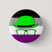 Dork Night Ace Pride Knopf Button (Vorderseite)
