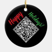 Dork Night Before Christmas Keramik Ornament (Hinten)