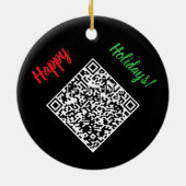 Dork Night Before Christmas Keramik Ornament (Hinten)