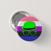 Dork Night Genderfluid Stolz Button (Vorne & Hinten)