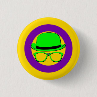 Dork Night Intersexuellen-Stolz-Button Button