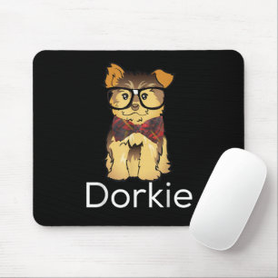 Dorkie Lustiger Dorky Yorkie Hund Mousepad
