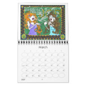 Dorkling 2013 Monthly Wall Calendar Spaß Comic Kalender (Mär 2027)