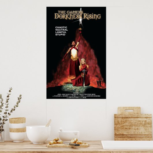 Dorkness Rising Poster (Küche)
