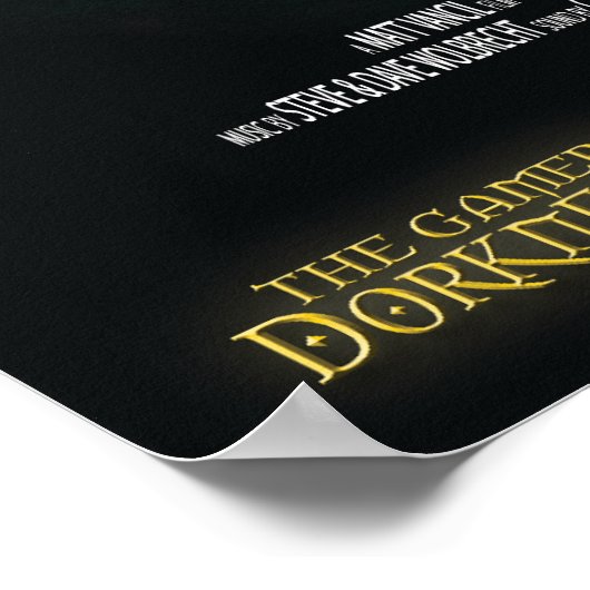 Dorkness Rising Poster (Ecke)