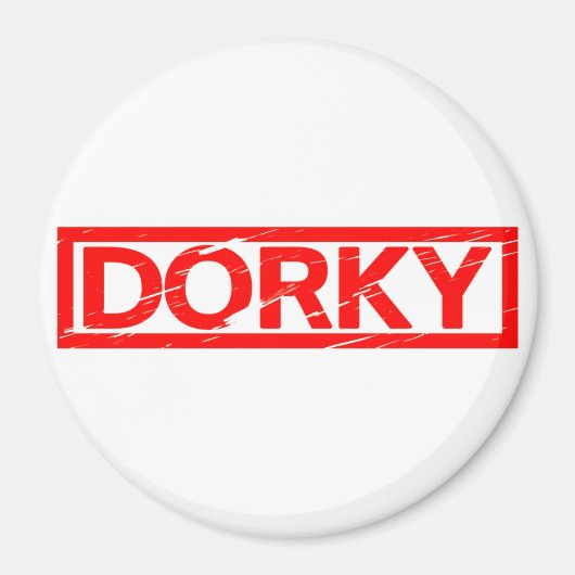 Dorky-Briefmarke Magnet (Vorne)