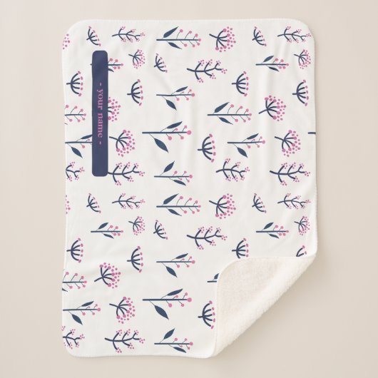 Dorm Essentials Hübsch Mimosa Customize Sherpadecke (Vorderseite)