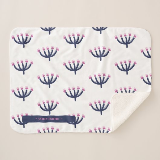 Dorm Essentials Hübscher Single Mimosa Customize Sherpadecke (Vorderseite (Horizontal))