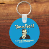 Dorm Food: Überleben Sie Microwave Popcorn Schlüsselanhänger (Vorderseite)