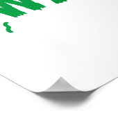 Dorm Room GRAD VIBES FOCUS No Wahala Poster (Ecke)