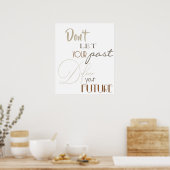 Dorm Room Inspiration - Definieren Sie Ihre Zukunf Poster (Küche)