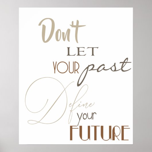 Dorm Room Inspiration - Definieren Sie Ihre Zukunf Poster (Vorne)