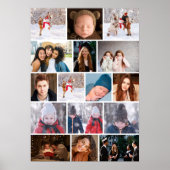 Dorm Room Wall Art Photo Collage Poster (Vorne)