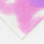 Dorm Swee Dorm Rosa lila Aquarelltext Fleecedecke (Ecke)