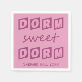 "Dorm Sweet Dorm"-Party-Papierservietten Serviette
