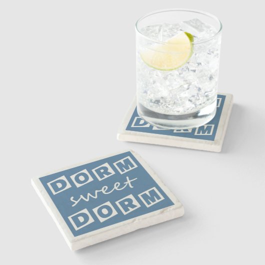"Dorm Sweet Dorm" Untersetzer (Seitenansicht)