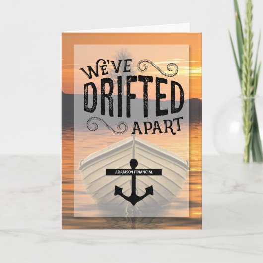 Dormant Kunden, die vom Geschäft abgeschnitten sin Ankündigung (Vorderseite)