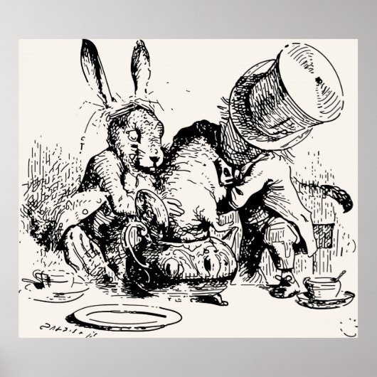 Dormaus im Teekessel Mad Tea Party Poster (Vorne)