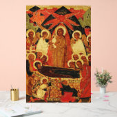 Dormition der Mutter Gottes orthodoxe Ikone Acrylschild (Hochzeit)