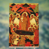 Dormition der Mutter Gottes orthodoxe Ikone Acrylschild (Neutral)