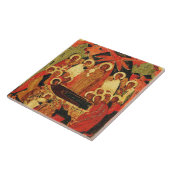 Dormition der Mutter Gottes orthodoxe Ikone Fliese (Seite)