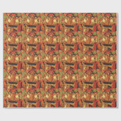 Dormition der Mutter Gottes orthodoxe Ikone Geschenkpapier (Flach)