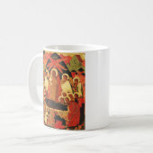 Dormition der Mutter Gottes orthodoxe Ikone Kaffeetasse (Vorderseite Links)