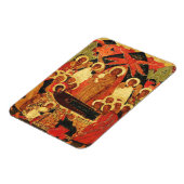 Dormition der Mutter Gottes orthodoxe Ikone Magnet (Linke Seite)