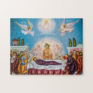 Dormition des Ikons Theotokos (Jungfrau Mary) Puzzle
