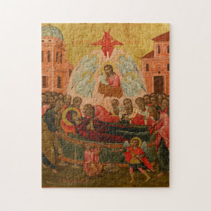 Dormition des orthodoxen Theotokos-Christlichen Ik Puzzle