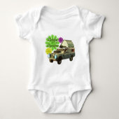 Dormobile Happy Camper Baby Strampler (Vorderseite)