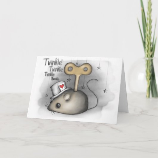 Dormouse - Alice-Karte Feiertagskarte (Vorderseite)