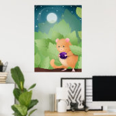 Dormouse Dinner - Plakatdrucke Poster (Heimbüro)