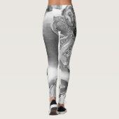 Dormouse ganz über Leggings-Alicen im Wunderland Leggings (Rückseite)