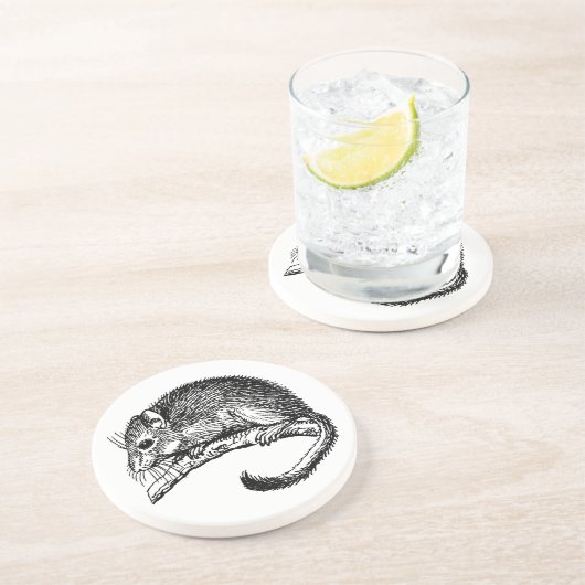 Dormouse Getränkeuntersetzer (Seite)