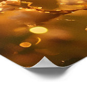 Dormouse in Surrey Hedge Sunrise Poster (Ecke)