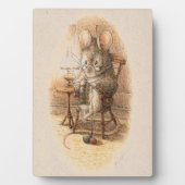 Dormouse Knitting Anniversary Party Fotoplatte (Vorderseite)