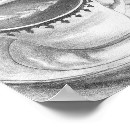 Dormouse Poster Alice im Wunderland Poster (Ecke)