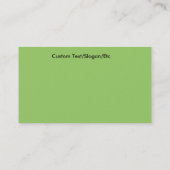 Dorn-Ausschnitt-Chiropraktik-Visitenkarten Visitenkarte (Rückseite)